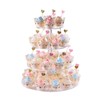 Cupcake Stand Multi Round Tiers Transparent Acrylic High Stability Cupcake