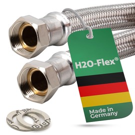 H2O-Flex® Flexible hose 1 inch nut x 1 inch nut, highly flexible reinforced hose DN 25 with drinking water approval