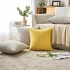 MIULEE Pack of 2 Decorative Throw Pillow Covers Linen Burlap