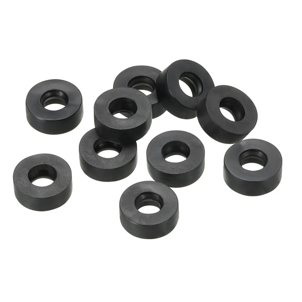 PATIKIL M6 Rubber Flat Washer, 10 Pack 6mm ID 12mm
