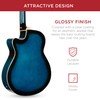Best Choice Products Acoustic Electric Bass Guitar, Full Size 4