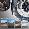 HAONEL Motorcycle Front Fender Mudguard Extender with Bracket Replacement for