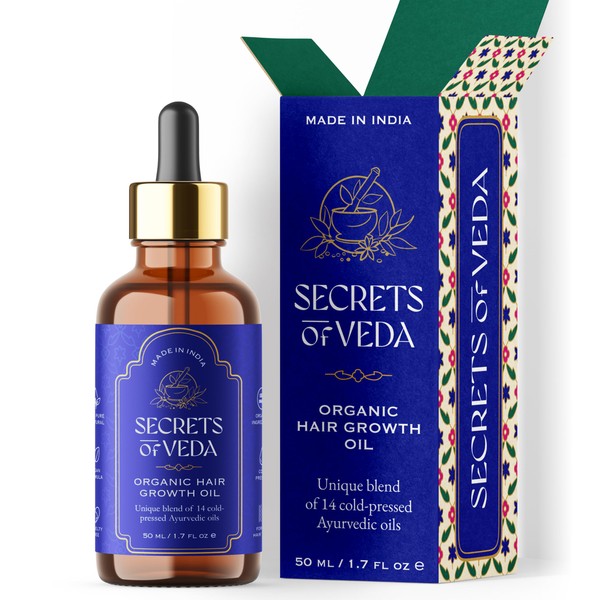 Indian Ayurveda Hair Oil– Organic Castor oil, Jojoba oil, Amla,