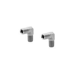 BEITERSTOE (2-PACK) 5500-04-04 Hydraulic Hose Adapter Fitting 1/4" Male (1/4"-18NPTF) × 1/4" Male (1/4"-18NPTF) 90° Elbow SAE Pipe Joints Connector Carbon Steel