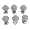 6pcs EKG Electrodes Chest Suction Ball Soft Accurate Measurement 3.0/4.0mm