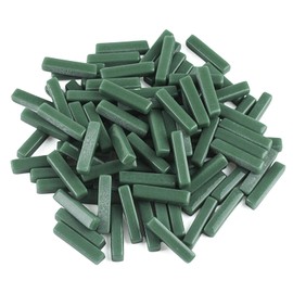 Youway Style 150g Green Strips Glass Mosaic Tiles for Crafts Bulk