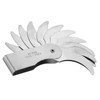 Stainless Steel Radius Fillet Gauge External Internal Concave Convex Measuring