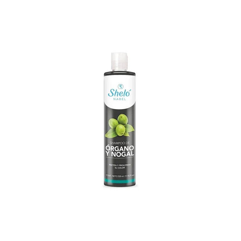 2 Shampoo Organo Nogal Sheló Matiza Reaviva Color Canas