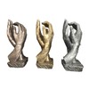 Large Bronze Hands Sculpture Wedding Present Marriage Proposal Life-Size 26cm