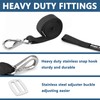 One Hooks Adjustable Bimini Boat Top Straps,38"~70"Marine Awning Webbing Straps,with