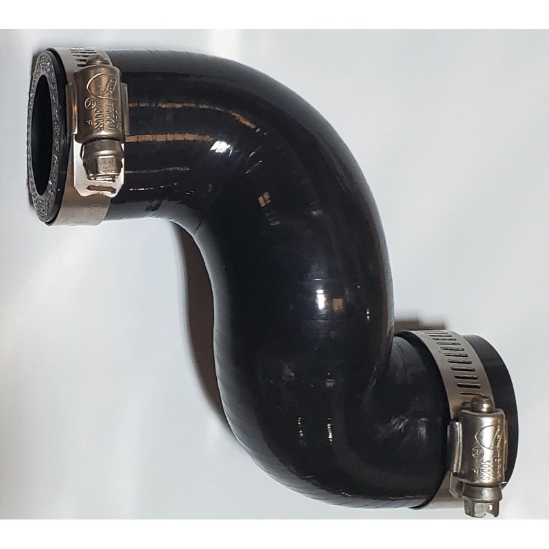Crusader Raw Water Pump To Oil Cooler Hose & Clamps
