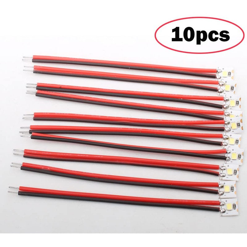 RUNCCI-YUN 10 x 12-18 V LED House Lighting 8 mm