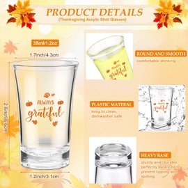 Thanksgiving Party Favors Bulk Fall Gifts, 12 Set, Grateful
