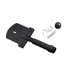 AceCamp 12 in 1 Survivor Multi-Tool Shovel, Emergency Shovel Tool Kit for Car, Camping, Backpacking, Hiking, Hunting, Multipurpose Portable Axe Hatchet Combo, Tactical Survival Multifunction Shovel