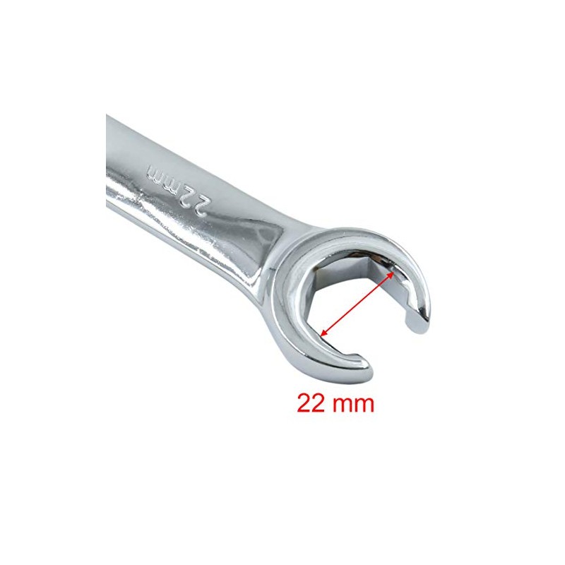 sourcing map Repair Tools Auto Anti-Slip Double Ended Flare Nut