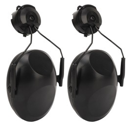 1 Pair Helmet Attachable Ear Muff Noise Canceling Soft Comfortable Ear Protection Sound Blocking Ear Muff for Industry Factory
