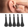 20pcs Black Handle Black Hair Sound Aid Cleaning Brush Professional