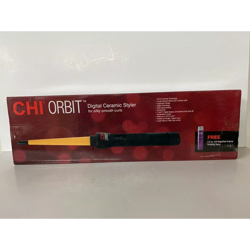 CHI ORBIT DIGITAL CERAMIC STYLER Curler Adjustable Heat Up To