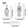 Clothes Compression Bag, Hangable, Vacuum Type, Set of 5, Includes