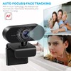 Full HD 1080P Webcam With Microphone, Privacy Cover, USB Computer