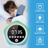 DINVEL Kids Alarm Clock with Red Green Light, OK to