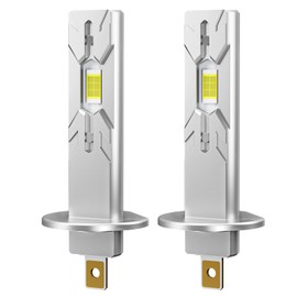 RIDENOW h1 bulbs,Super Bright 6500K Cool White Fanless, IP68 Waterproof, Pack of 2