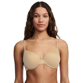 Chantelle Women's Basic Invisible Smooth T-Shirt Bra , Beige , 36D