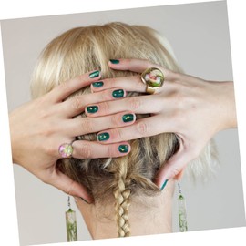 FOMIYES 2sets Nail Stickers Decorations Gems Manicure Art Decal for Women 5sheets*2