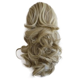 PRETTYSHOP 12" Hairpiece Braid Ponytail Extension Voluminous Wavy Lightblond Mix PH209