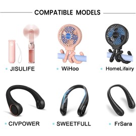 USB-C-Ventilator Ladegerät für JISULIFE-Hand-Mini-Ventilator, CIVPOWER-Nackenventilator Type-C-Tragbarer ventilator Ladekabel, HomeLifairy, FrSara flügellos, SWEETFULL-Handventilator Ersatz (1.5M)