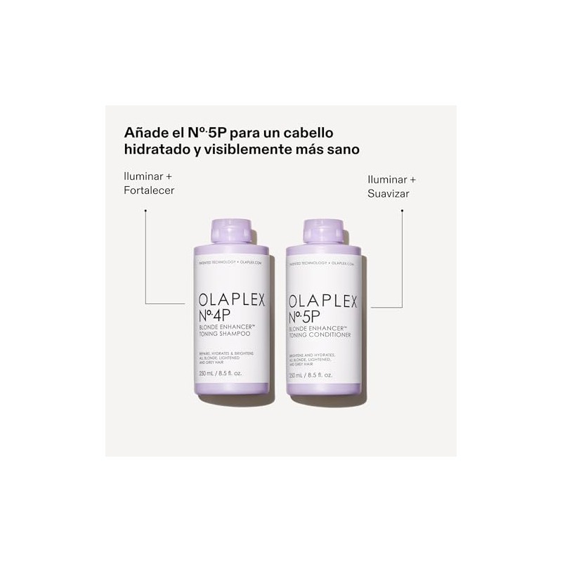 Olaplex No. 4P Blonde Enhancing Toning Shampoo, 8.5 Fl Oz