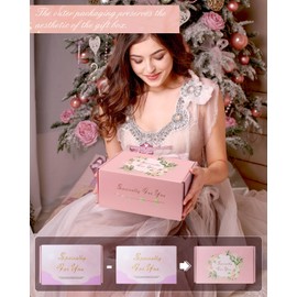 Birthday Gifts for Women, Birthday Presents for Women, Birthday Gifts for Her, Unusual Birthday Hampers Self Care Gifts Relaxation Bath Sets for Friends, Mum, Wife, Girls, Sister