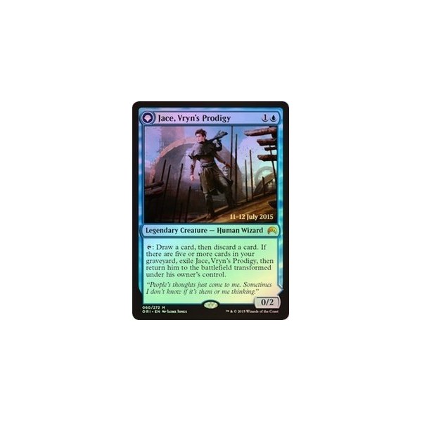 Magic The Gathering - Jace, Vryn39;s Prodigy // Jace, Telepath Unbound (080/272) - Prerelease & Release Promos - Foil
