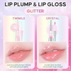 Lip Plumper, Moisturizing, Long-Lasting Lip, Reduces Lip Wrinkles, Dewey Sparkle,