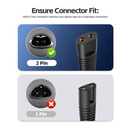 12 V Charger Suitable for Braun Shaver Charging Cable (Series 1 3 5 6 7 8 9 Power Supply Suitable for Braun S1 3 5 6 7 8 9 Silk-épil 5 7 9 Type 5544 5542 3000S 3040S Cruzer Beard Trimmer Shaver