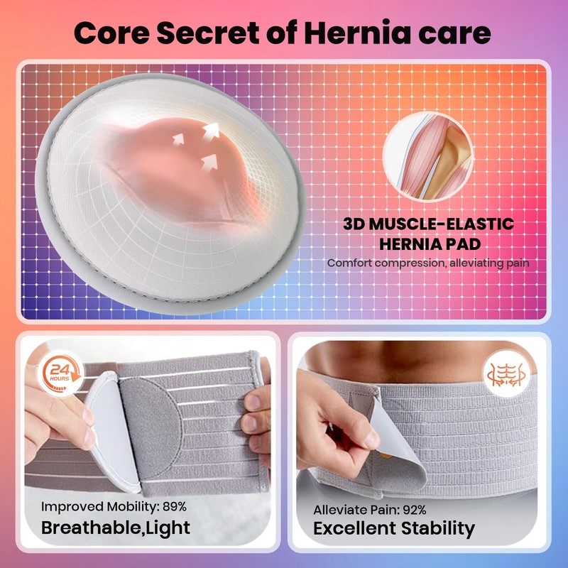 gagaiuco Umbilical Hernia Belt for Men and Women - Abdominal