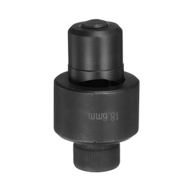 HARFINGTON Sheet Metal Punch Hole Punch 18.6mm Bearing Steel Precise Cutting Manual Knockout Punch Kit for Metal Steel Plate, Sink, Stainless Steel, Black