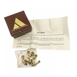 Alva Museum Replicas Frog Amulet Luristan Early B.C. New Old Stock Brooch