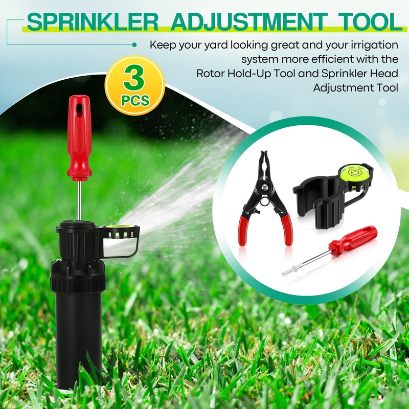 3 in 1 Sprinkler Head Tool Kit Compatible with Rain