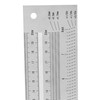 Ultra Precision Marking Ruler Stainless Steel Woodworking Scribing Ruler Gauging