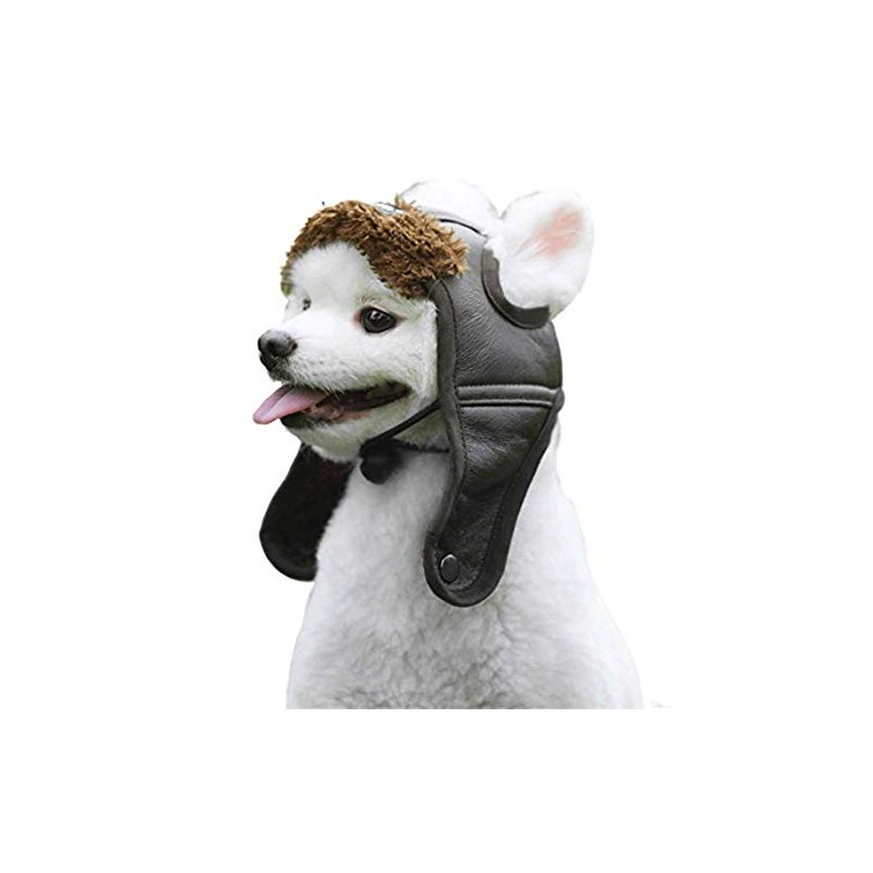 Leconpet Dog Aviator Hat, Dog Winter Pilot Hat with Ear