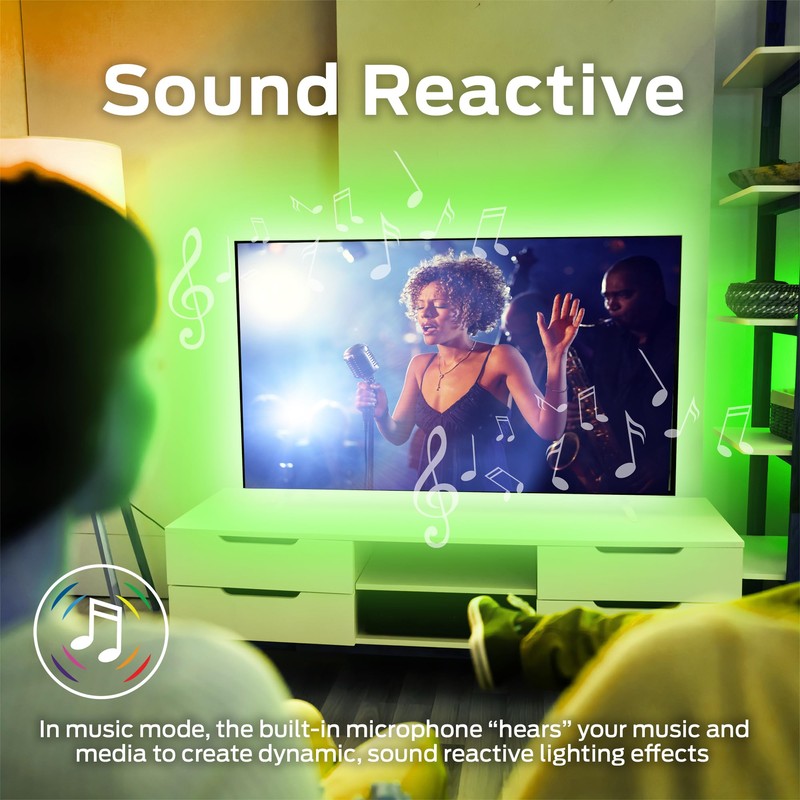 Monster Smart RGB+IC LED Strip Lights 50ft – Sound Reactive