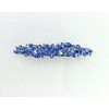 Faship Gorgeous Blue Premium Rhinestone Crystal Floral Small Hair Barrette