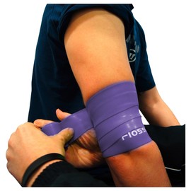 Floss Band, Single, Standard Width 5 cm, in 4 Different Thicknesses - Level 3 - Plum - Strong - 1.6 mm