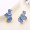 ONLYJUMP Irregular Petal Earrings For Women Flower Stud Earrings Lightweight