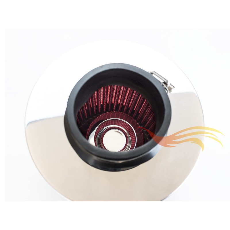 RED 3.25" 82.5 mm Inlet Cold Air Cone Replacement Quality