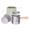 TOMSHOO Titanium Tea Mug with Tea Strainer Outdoor Camping Titanium