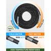 TechSweepPro 3/8" 4800PSI Pressure Washer Hose 150FT with Swivel Quick