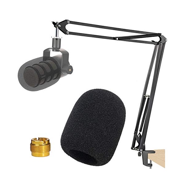 Rode Podmic Stand with Pop Filter, Professional Boom Arm and