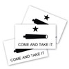 3x5 Come and Take It Sticker 3-Pack Made with Durable